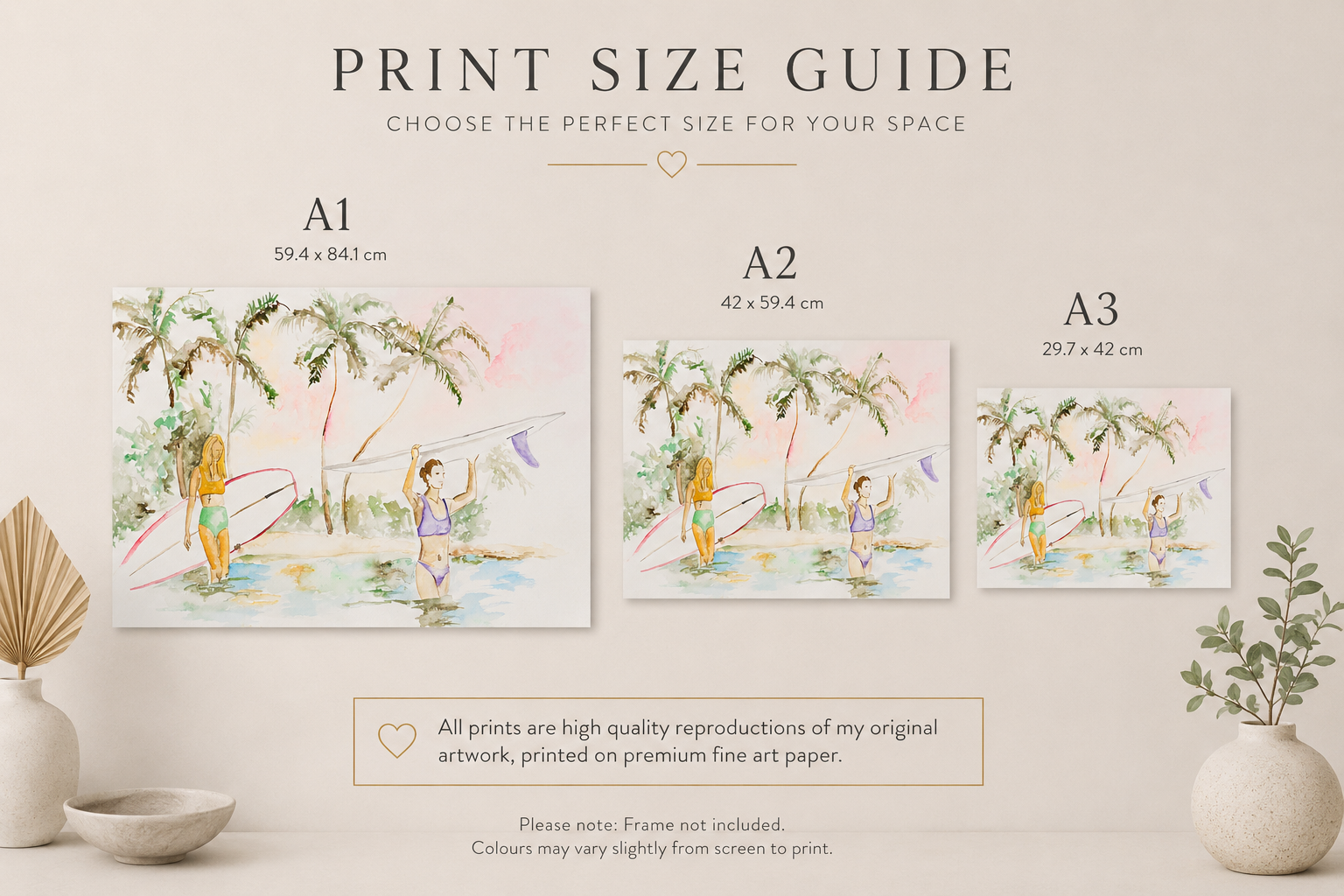 Sunset Dip Print